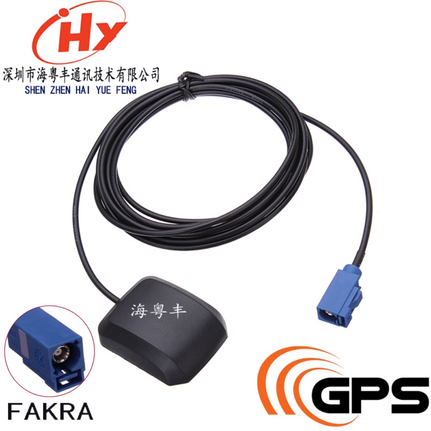 RG174 FAKRA车载射频线组件实物与接口结构参考图