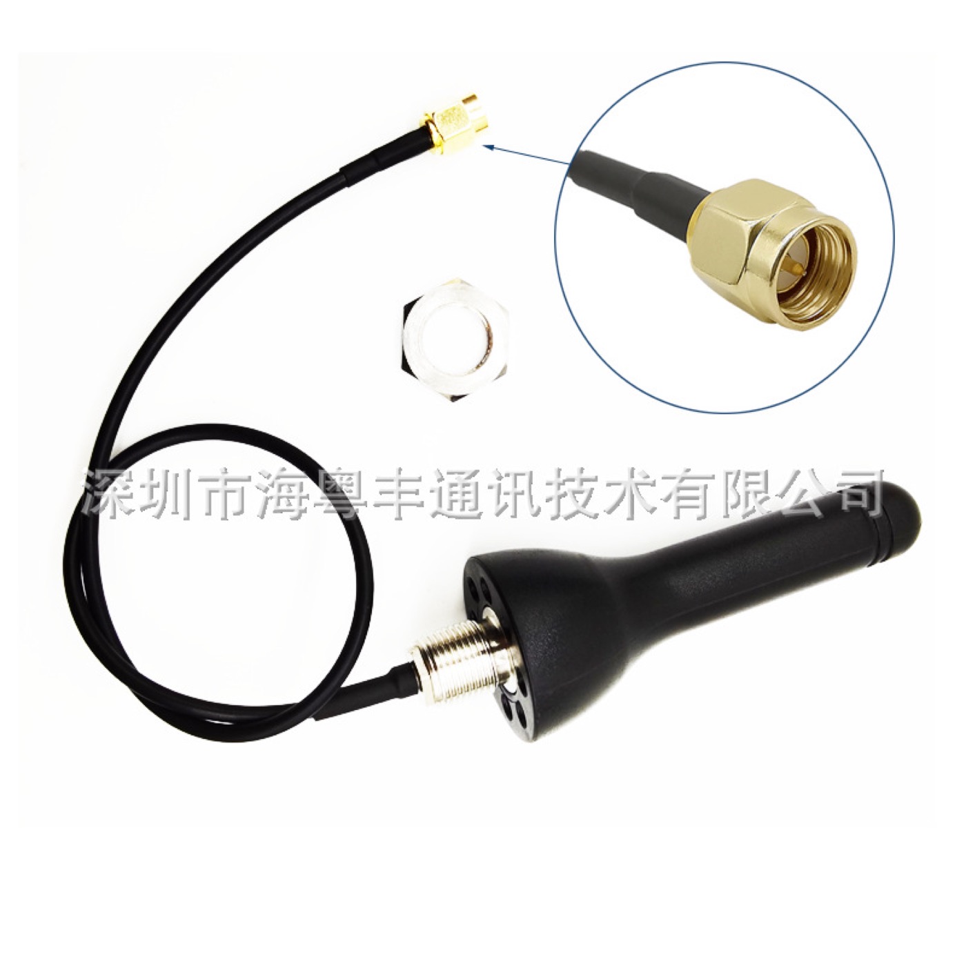 3G/4G机柜外置天线实物与接口结构参考图